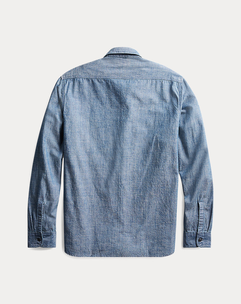 Indigo Chambray Workshirt Rinse