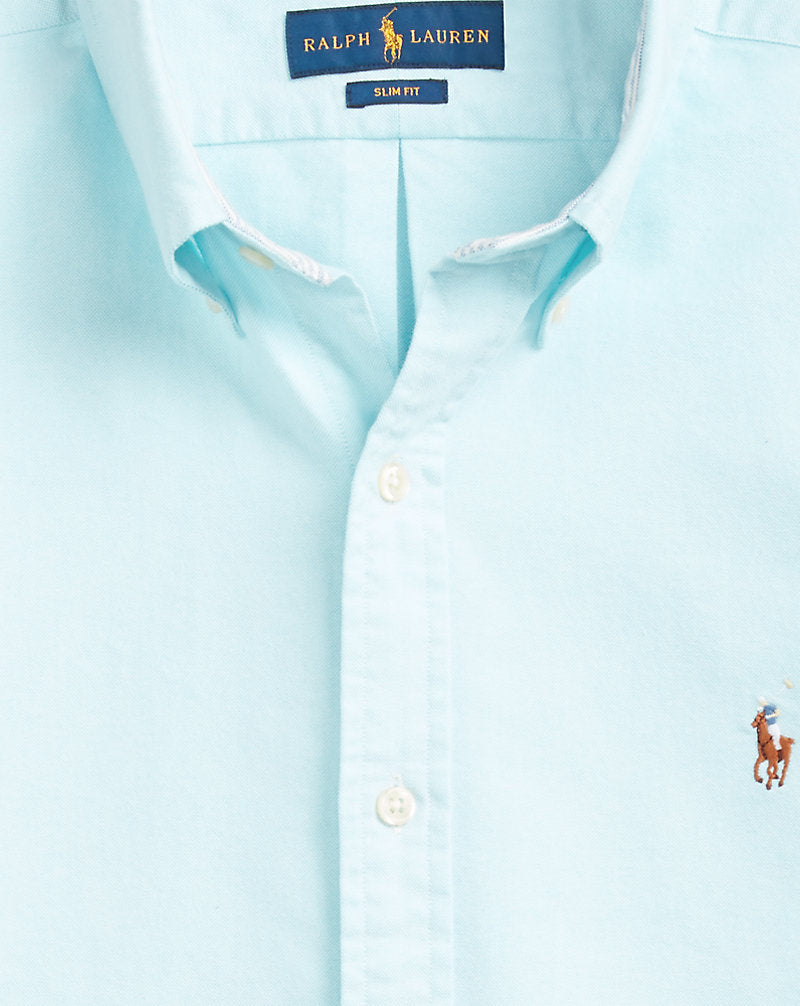 Slim Fit Oxford Shirt Aegean Blue