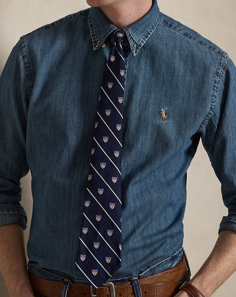 Custom Fit Denim Shirt Denim