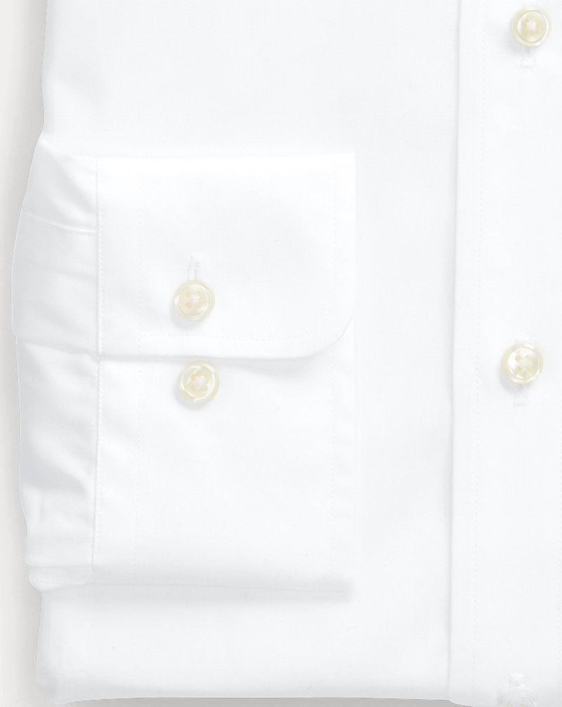 Custom Fit Poplin Shirt White