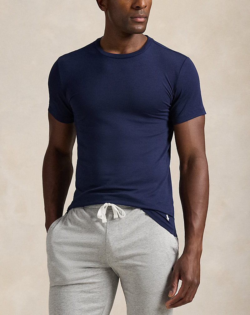 Classic Crewneck Undershirt 2-Pack 2Pk Navy