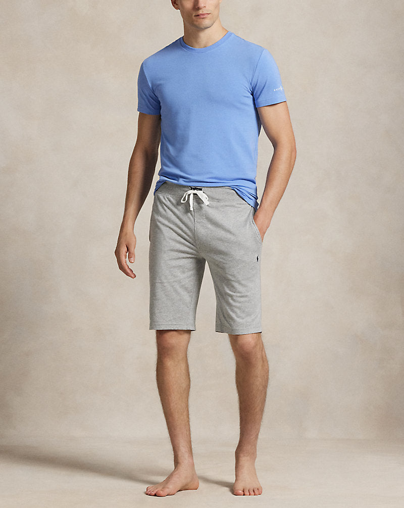 Cotton Jersey Sleep Short Andover Heather