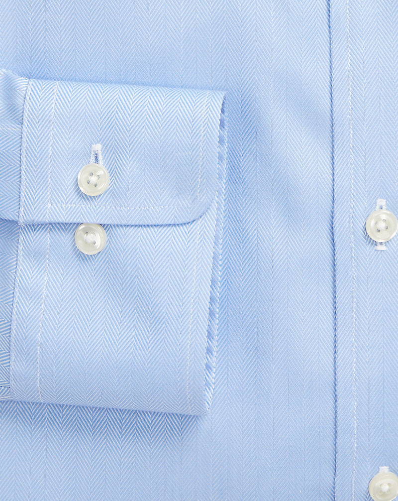 Slim Fit Poplin Shirt Blue
