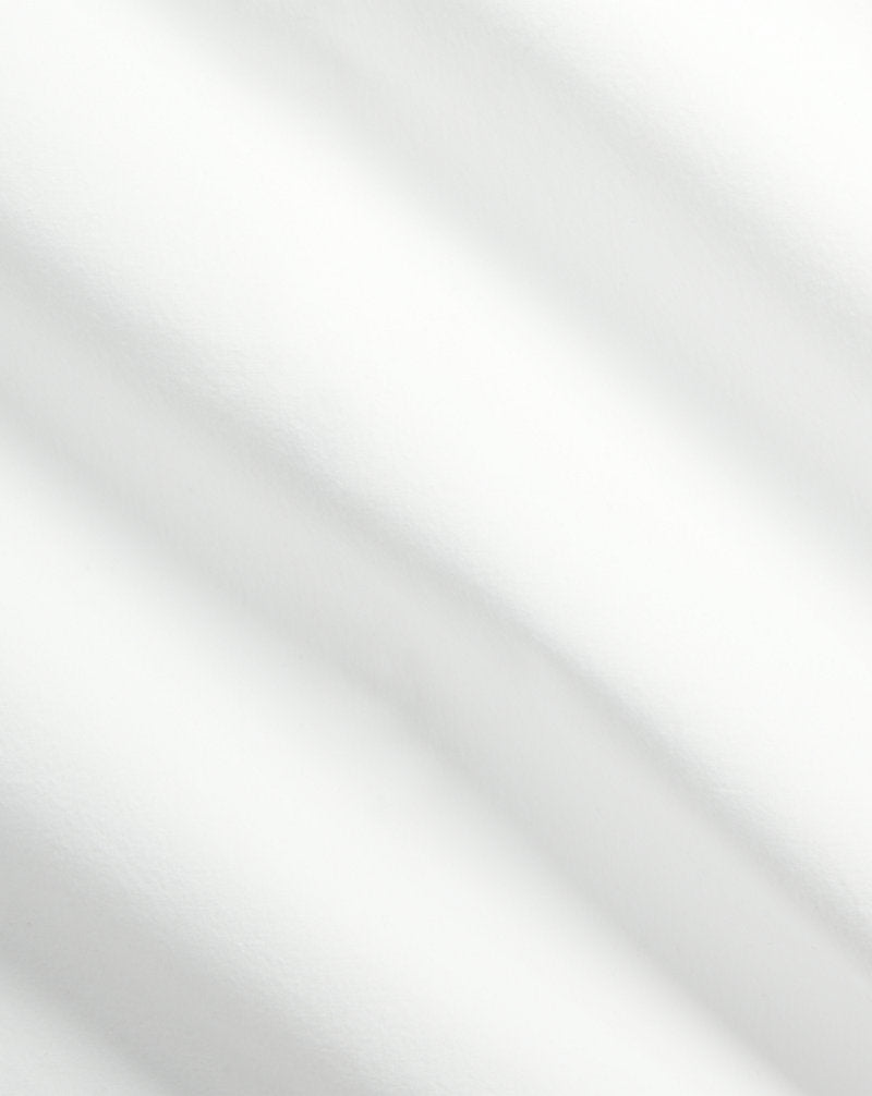 Slim Fit Poplin Western Shirt White