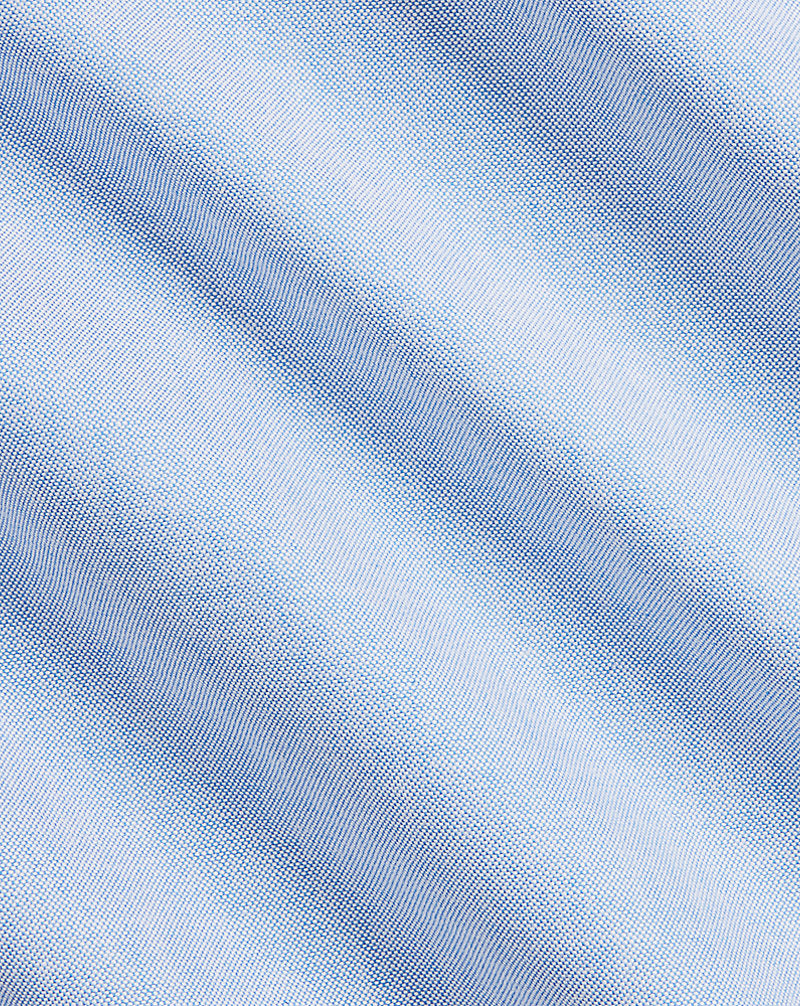 Custom Fit Monogram Oxford Shirt Bsr Blue