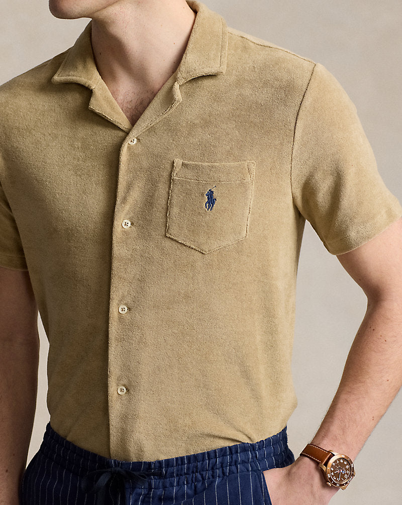 Terry Camp Shirt Coastal Beige
