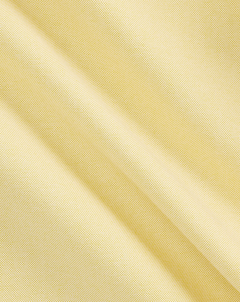 Custom Fit Oxford Shirt Yellow Oxford