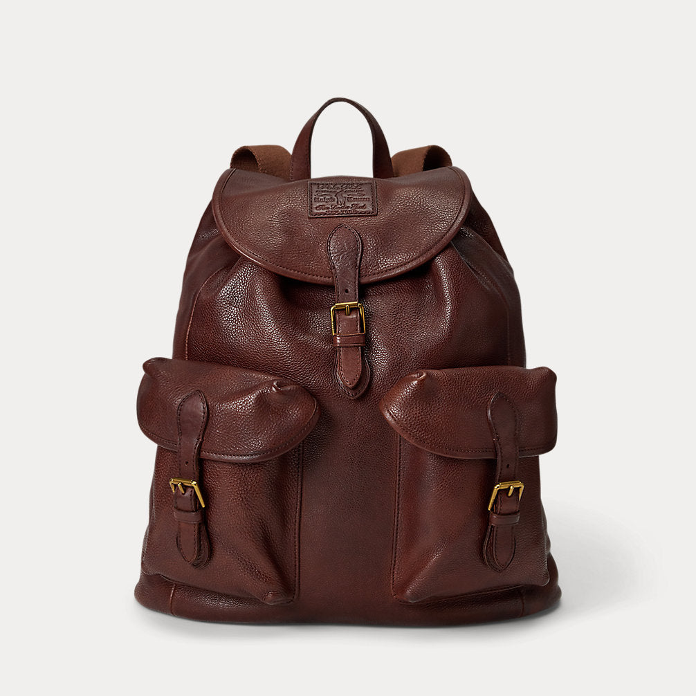 Heritage Leather Backpack British Tan