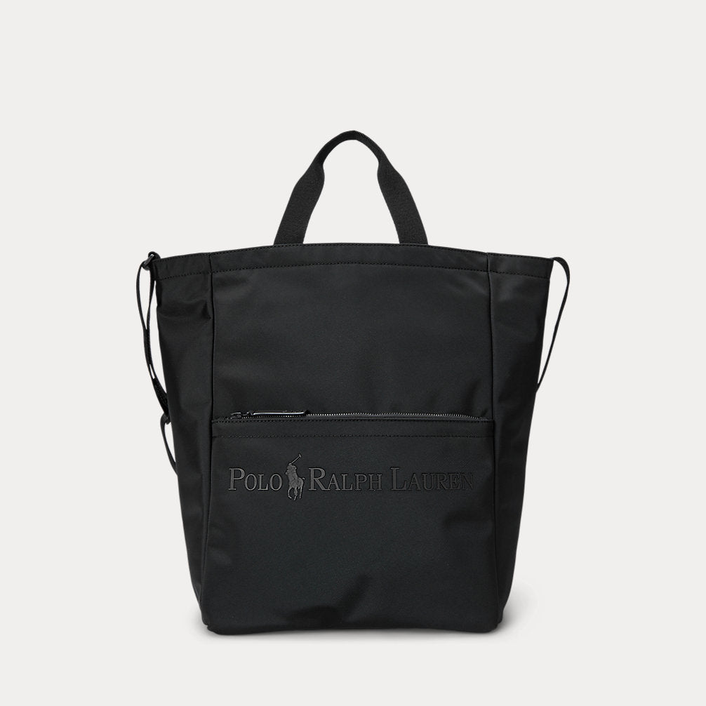Tonal Logo Tote Black