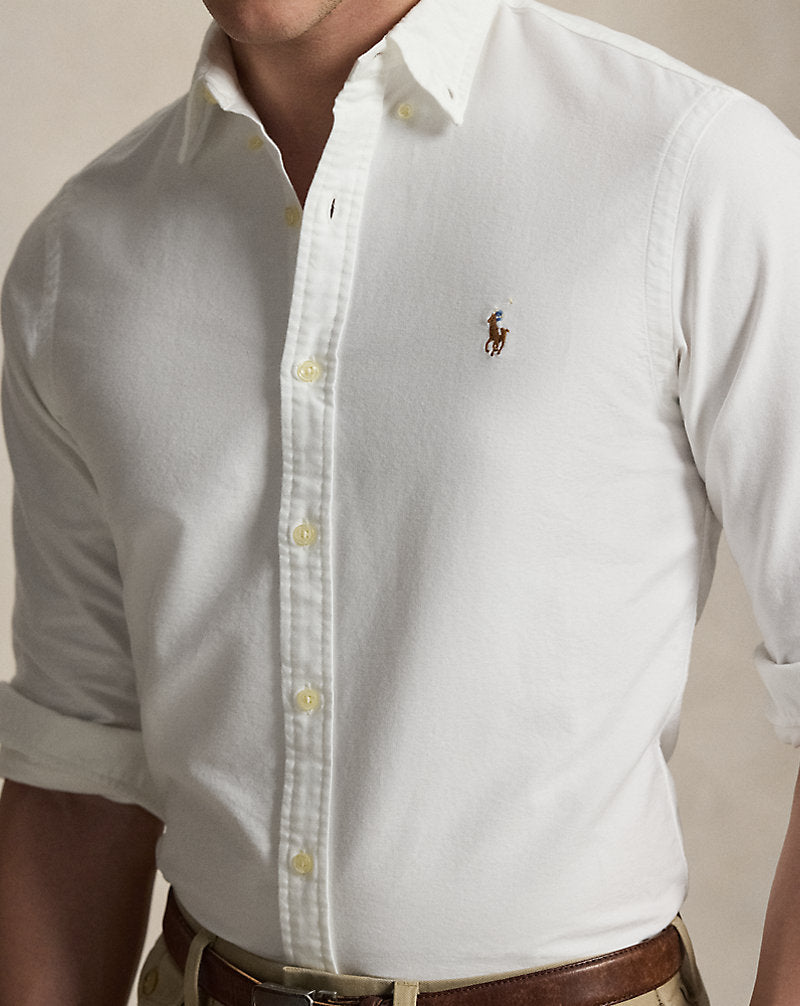 Slim Fit Oxford Shirt White