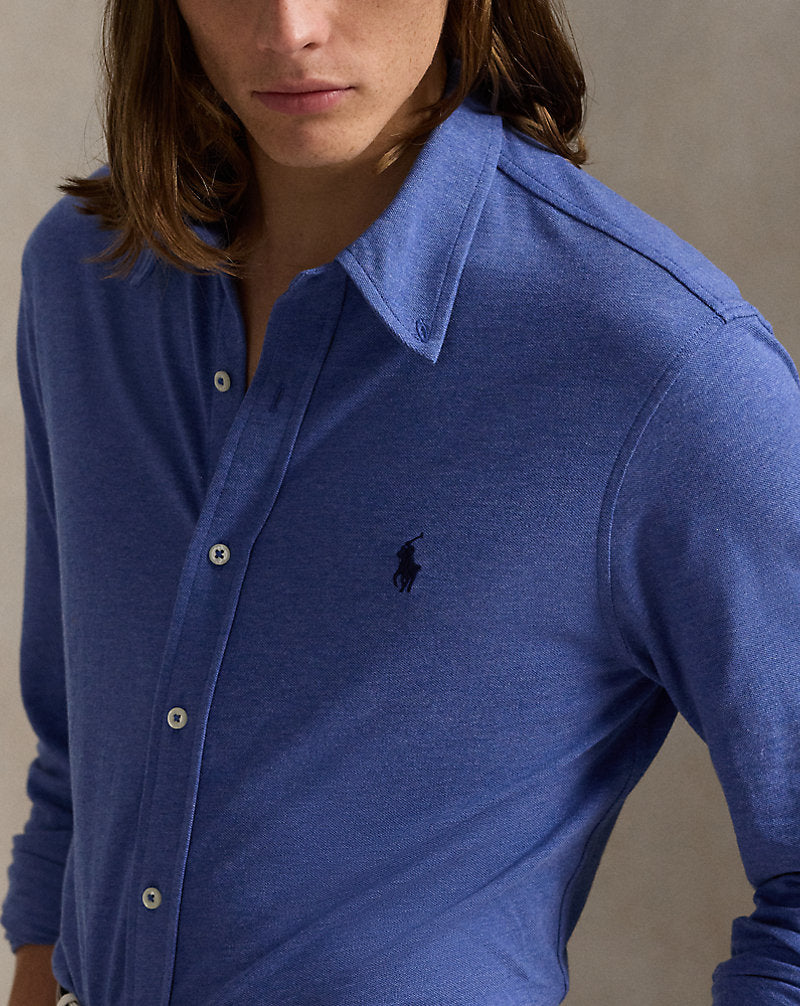Featherweight Mesh Shirt Faded Royal Hthr