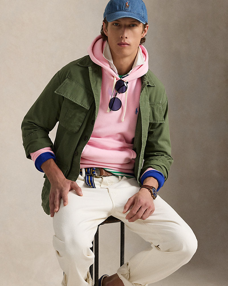 The Fleece Hoodie Carmel Pink