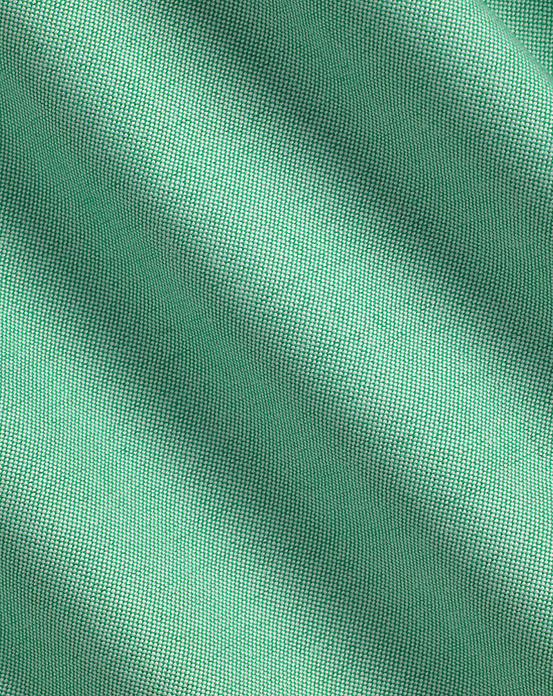Slim Fit Oxford Shirt Summer Emerald