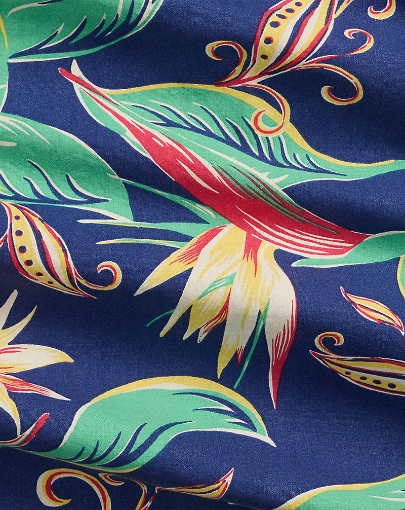 Klassisches Flanellhemd mit Blumenmuster 6614 Paradiesvogel Flo