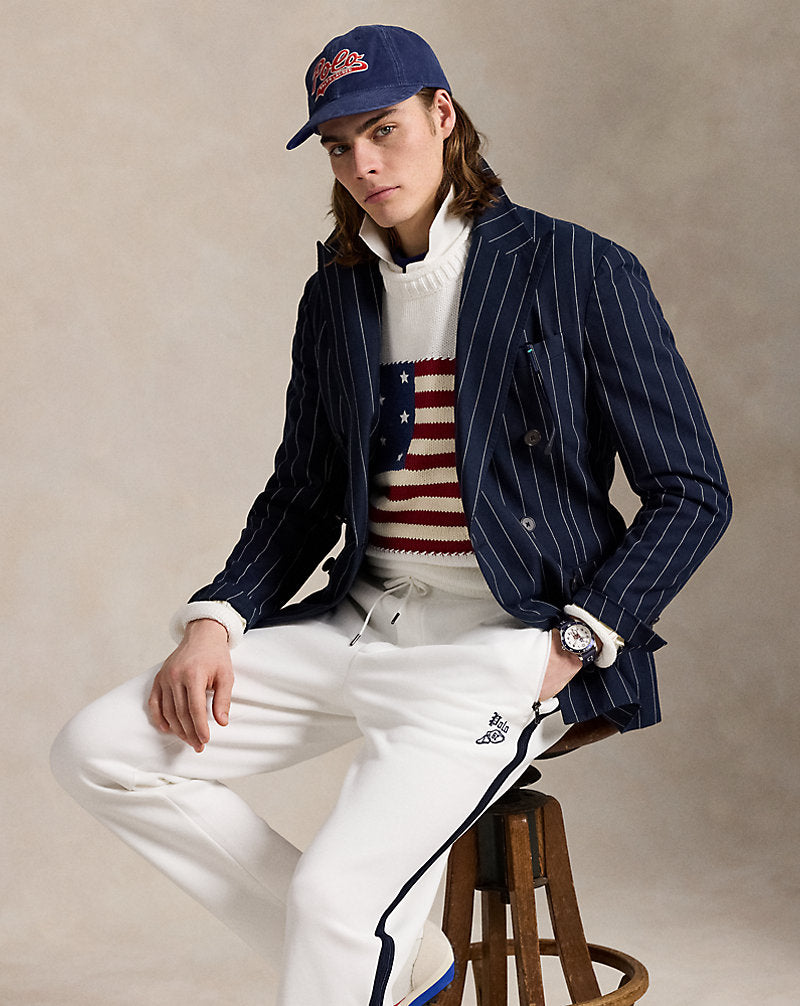 The I Heart Polo Flag Jumper Deckwash White