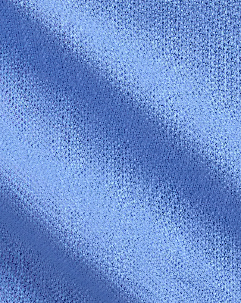 Honeycomb-Knit Shirt Canvas Blue