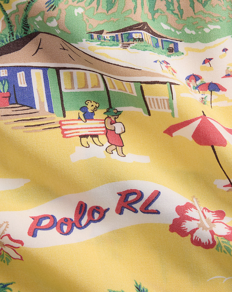 Klassisches Polo Bear Camp Shirt – Holiday Bear