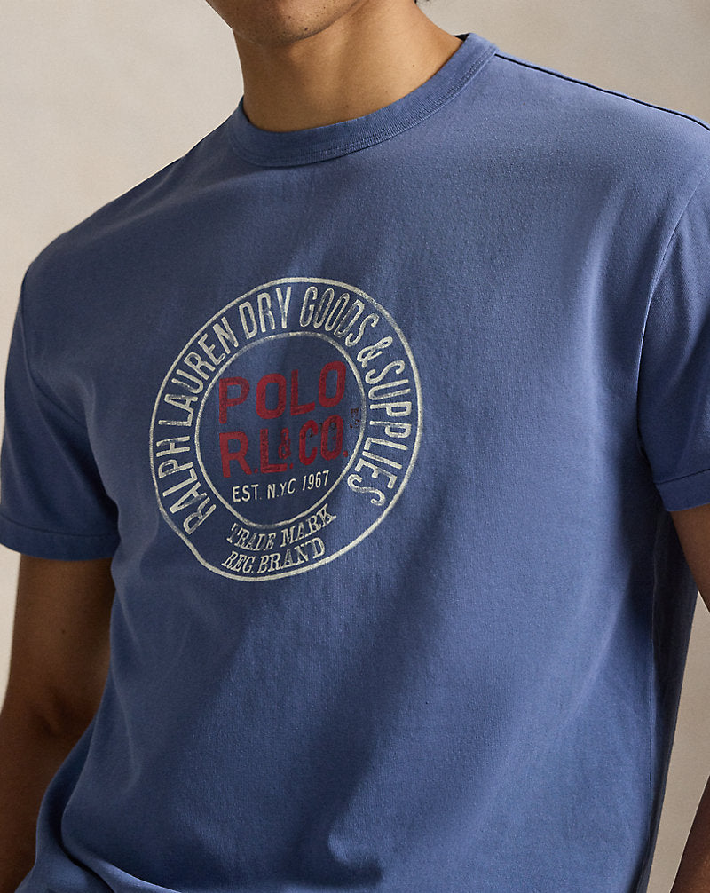 Classic Fit Jersey Graphic T-Shirt Old Royal