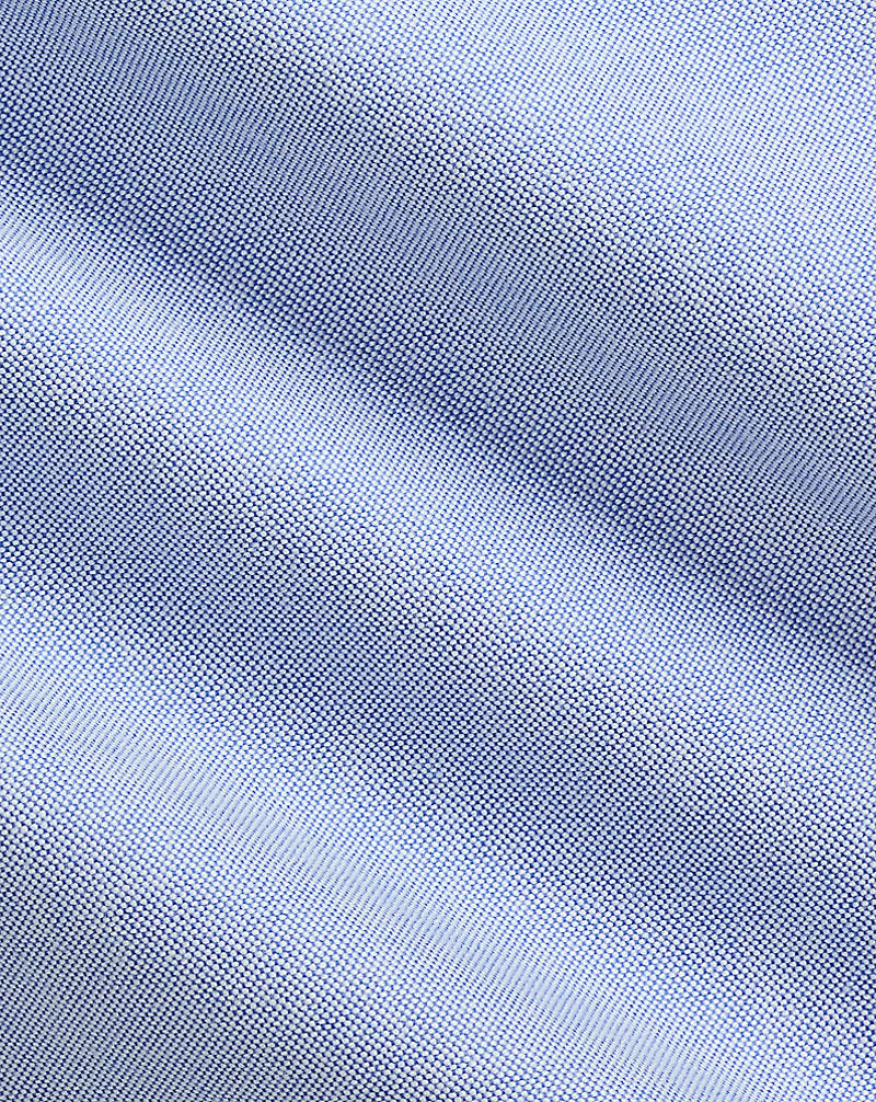 Custom Fit Polo Bear Oxford Hemd Bsr Blue