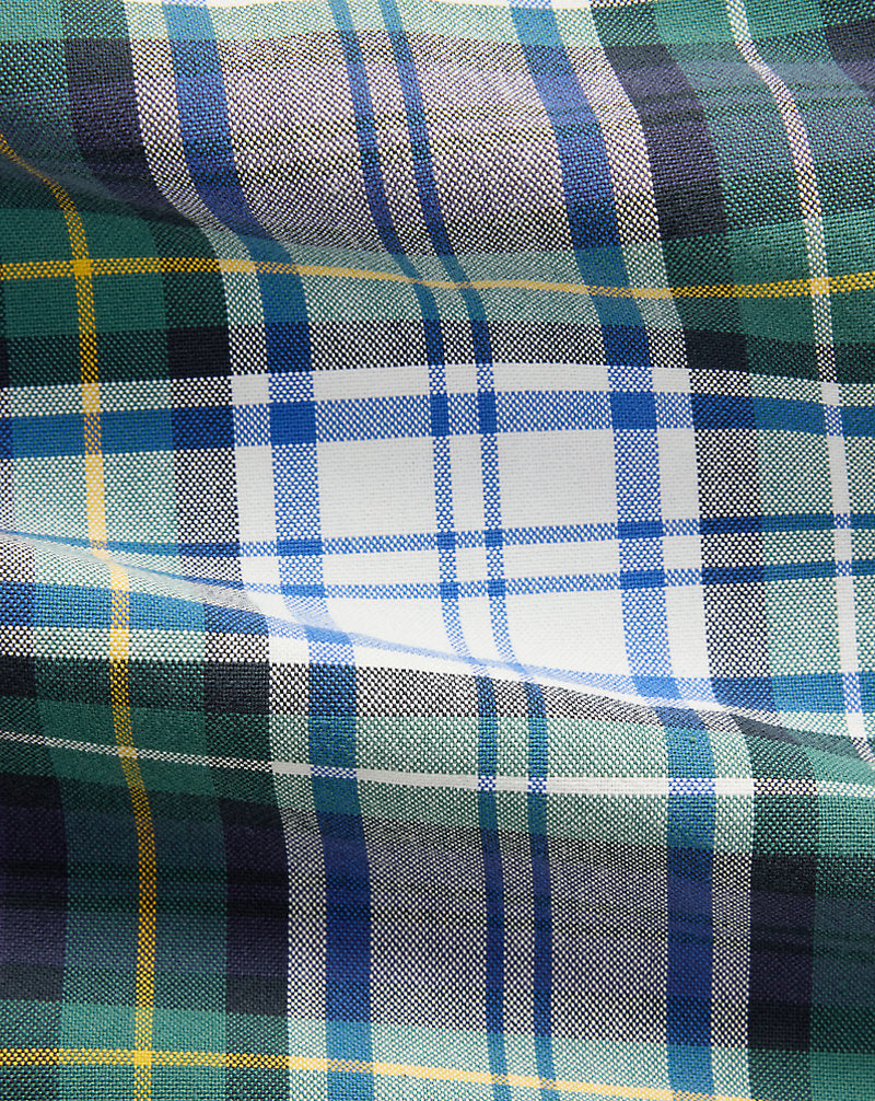 The Plaid Big Shirt White/Green Multi
