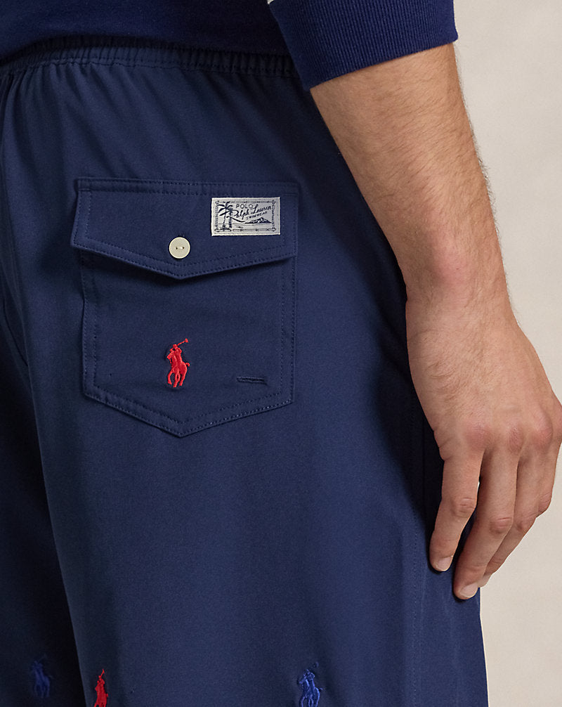 Traveller Classic Fit Swimming Trunks Newport Navy W/Aoe Pp