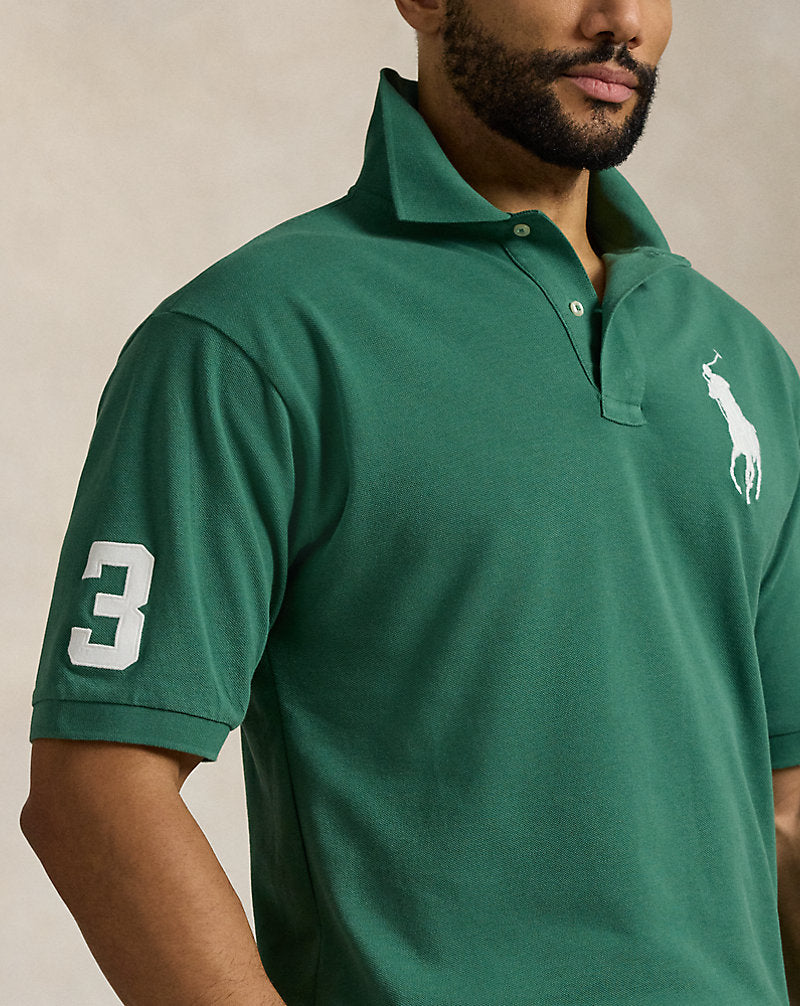 Big Pony Mesh Polo Shirt Antique Green