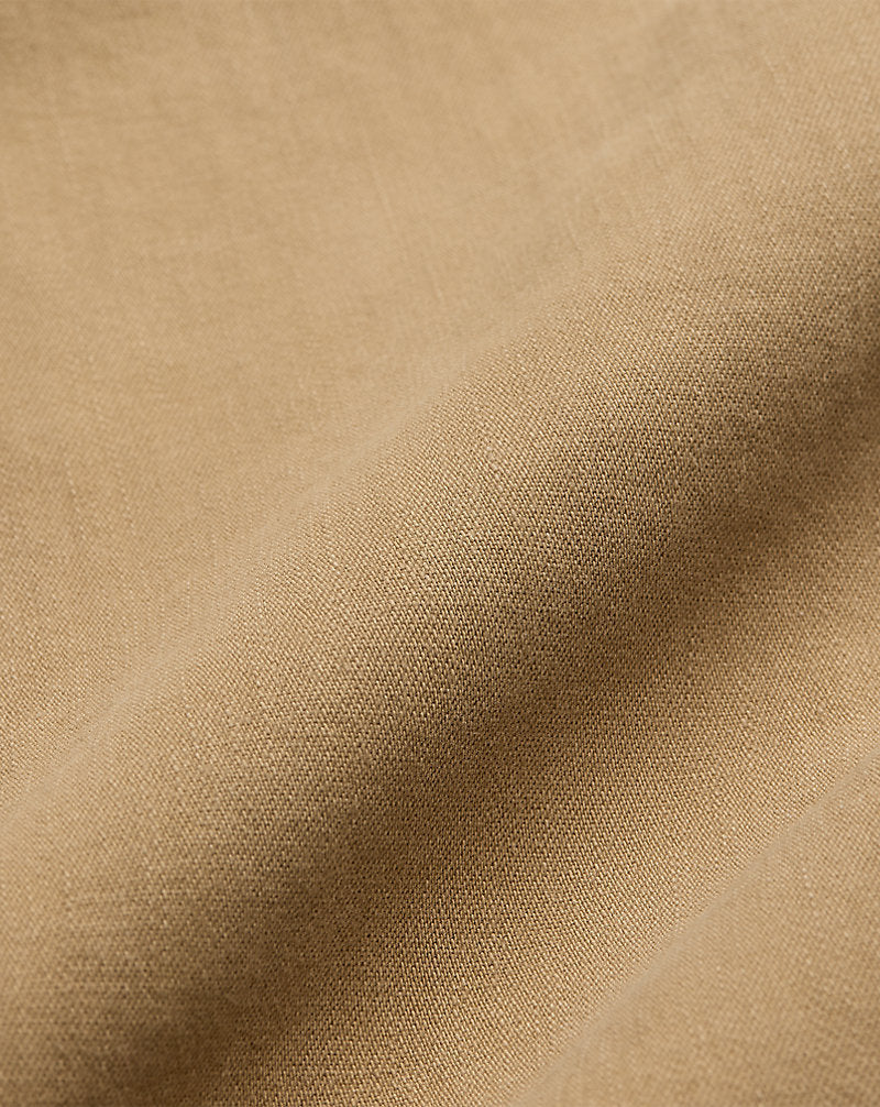 Twill Officer's Workshirt Faded Tan