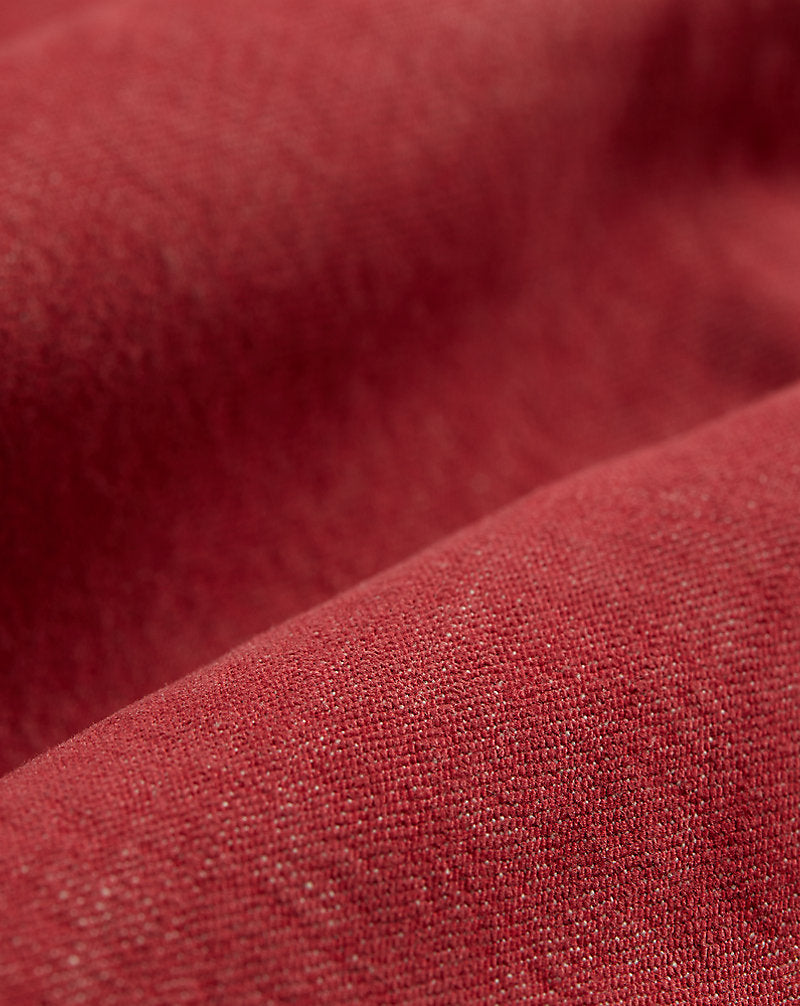 Slim Fit Denim Western Shirt Vintage Red