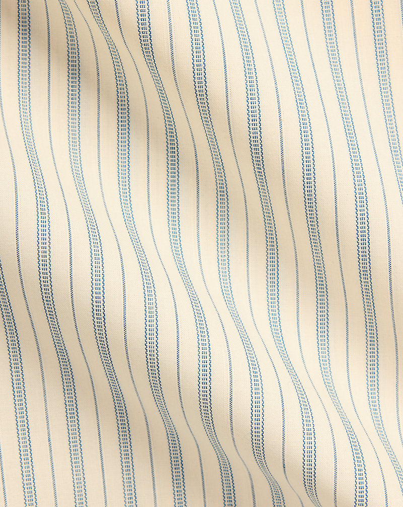 Striped Dobby Shirt Cream/Blue
