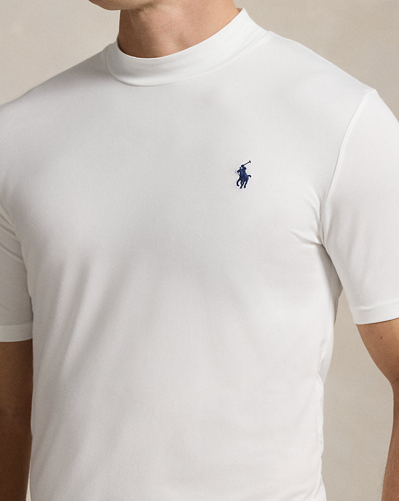 Tailored Fit Performance Mockneck Ceramic White