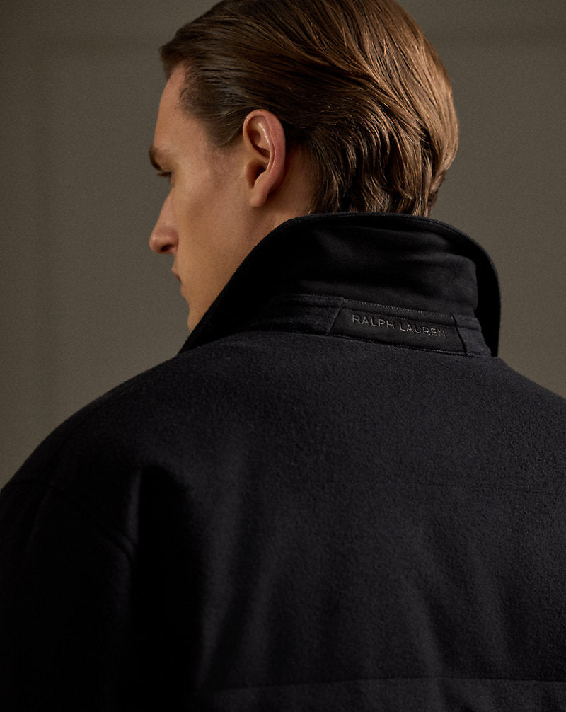Bennett Wool-Blend Down Jacket Polo Black