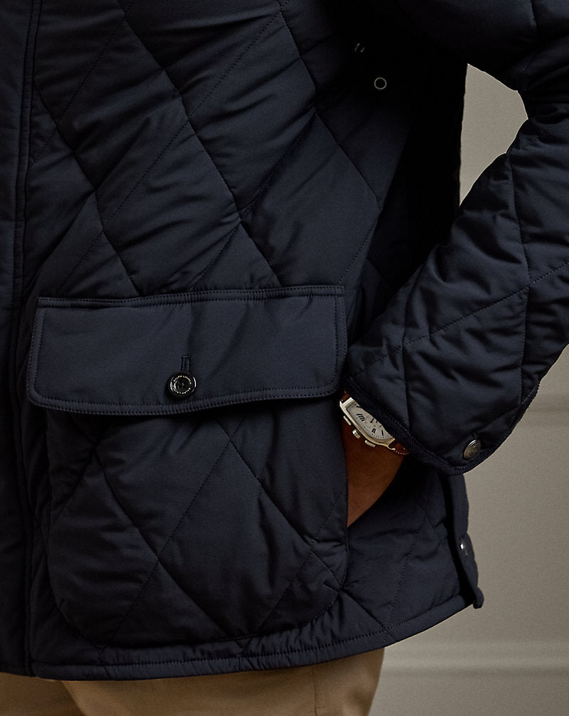 Carleton Quilted Down Jacket Classic Chairman Navy