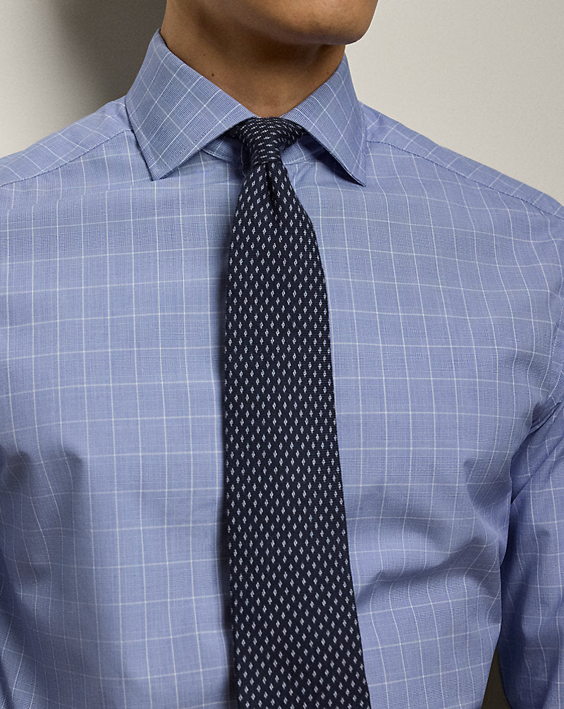 Glen Check Shirt Blue