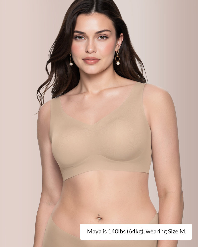 Lifting Wire-Free Antibacterial Jelly Bra