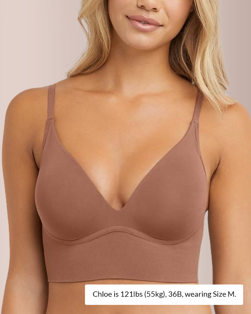 Deep V Wireless Lift Bra