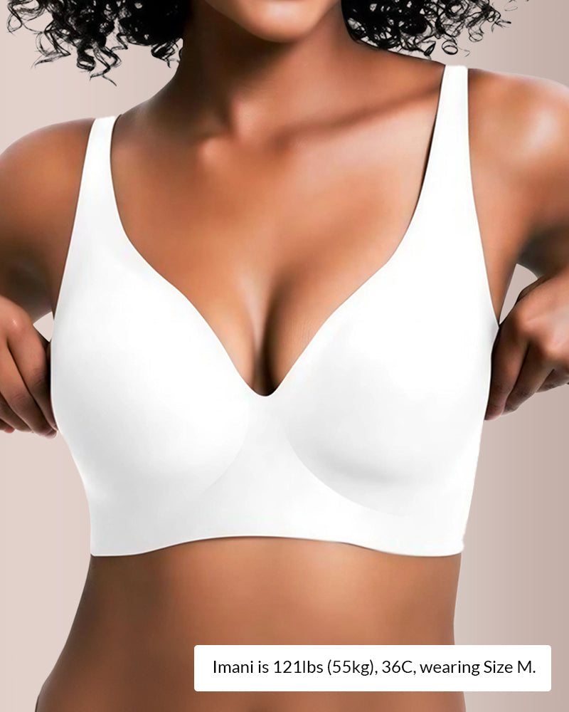 Deep V Lift Seamless Wireless Jelly Bra