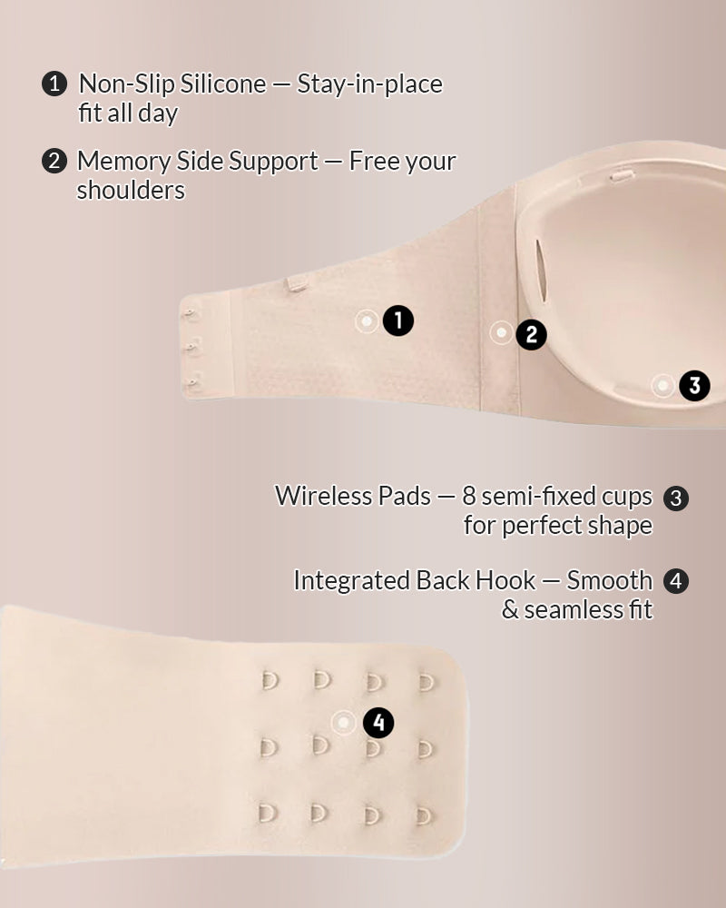 Wireless Padded Bandeau Bra