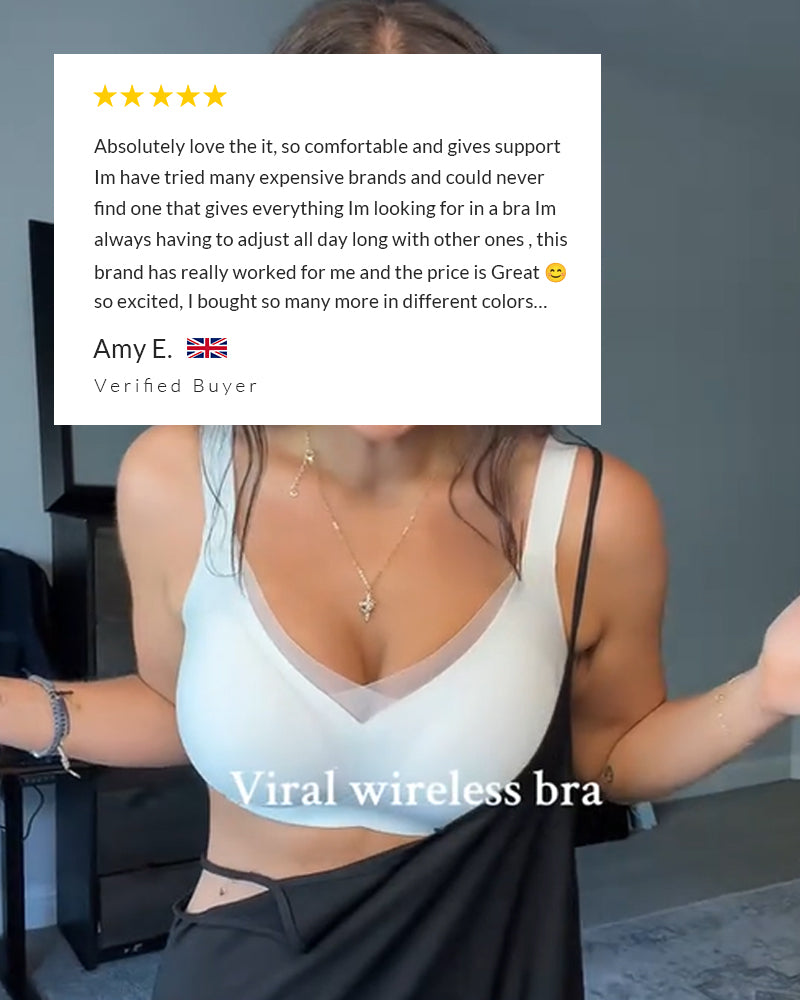 V-Neck Mesh Crossover Bra