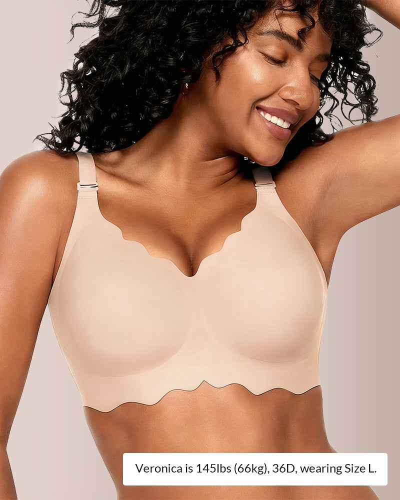 Scalloped Comfort Everyday Bra