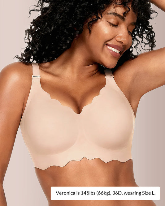 Scalloped Comfort Everyday Bra