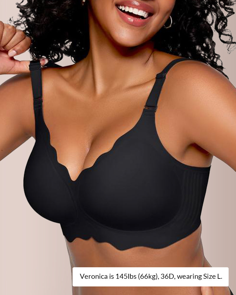 Scalloped Comfort Everyday Bra