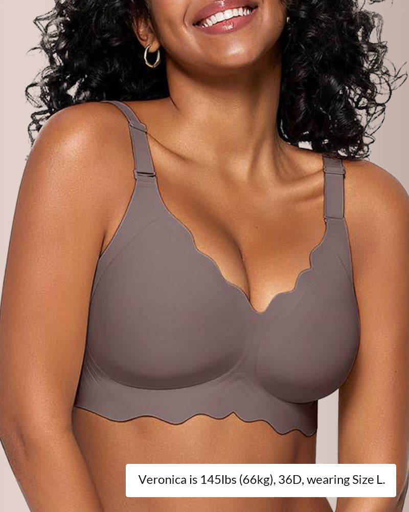Scalloped Comfort Everyday Bra