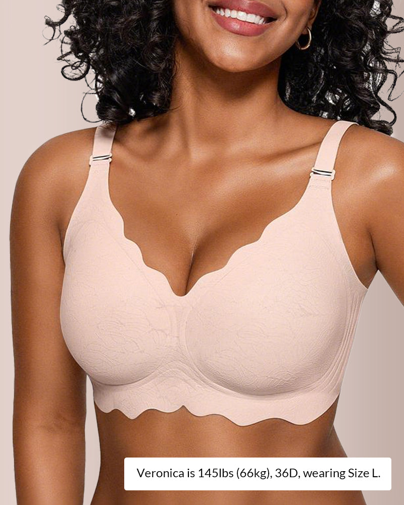 Scalloped Comfort Everyday Bra