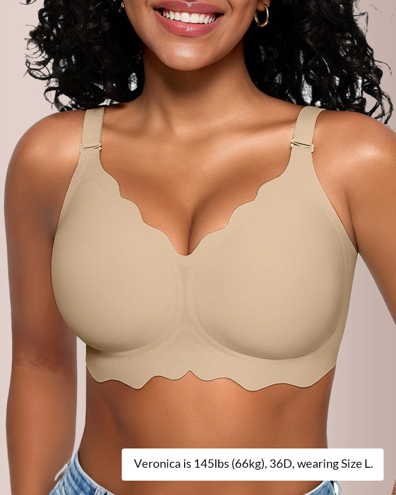 Scalloped Comfort Everyday Bra