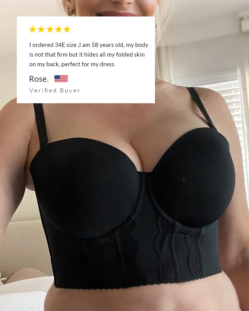 Low Back Strapless Bra