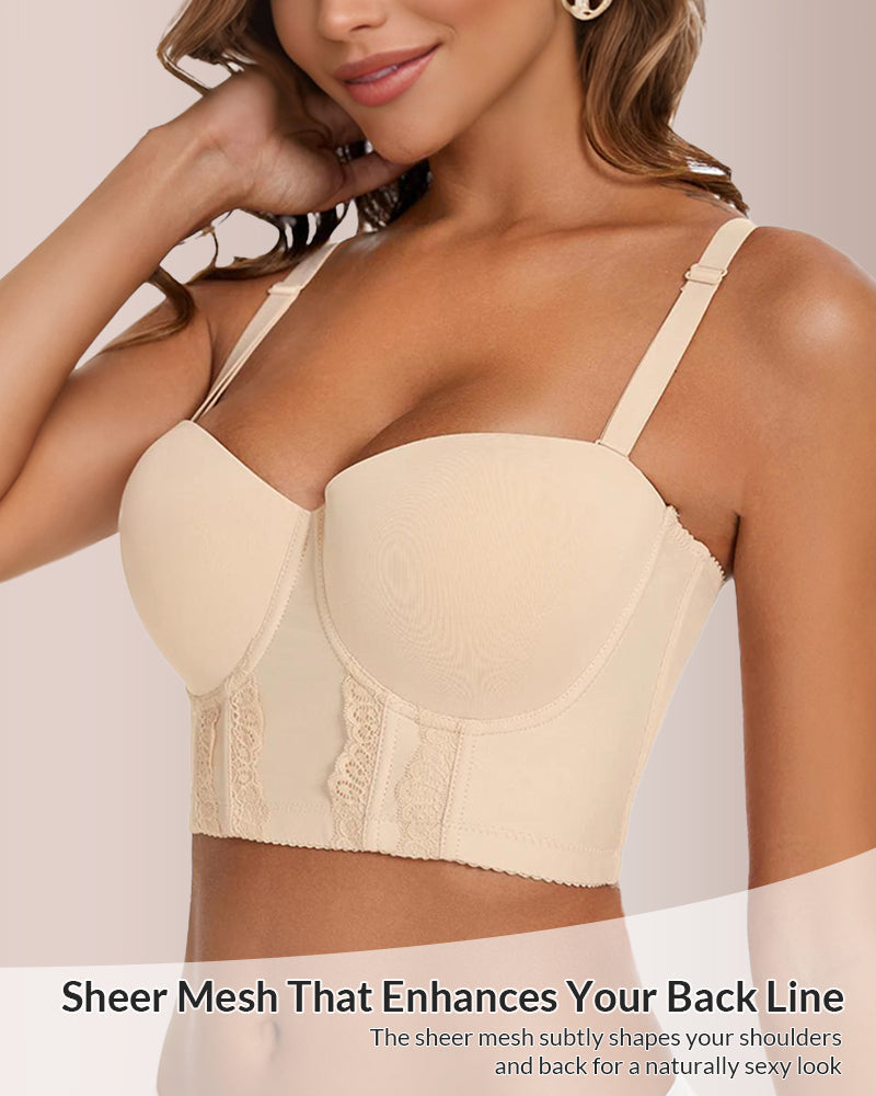 Low Back Strapless Bra