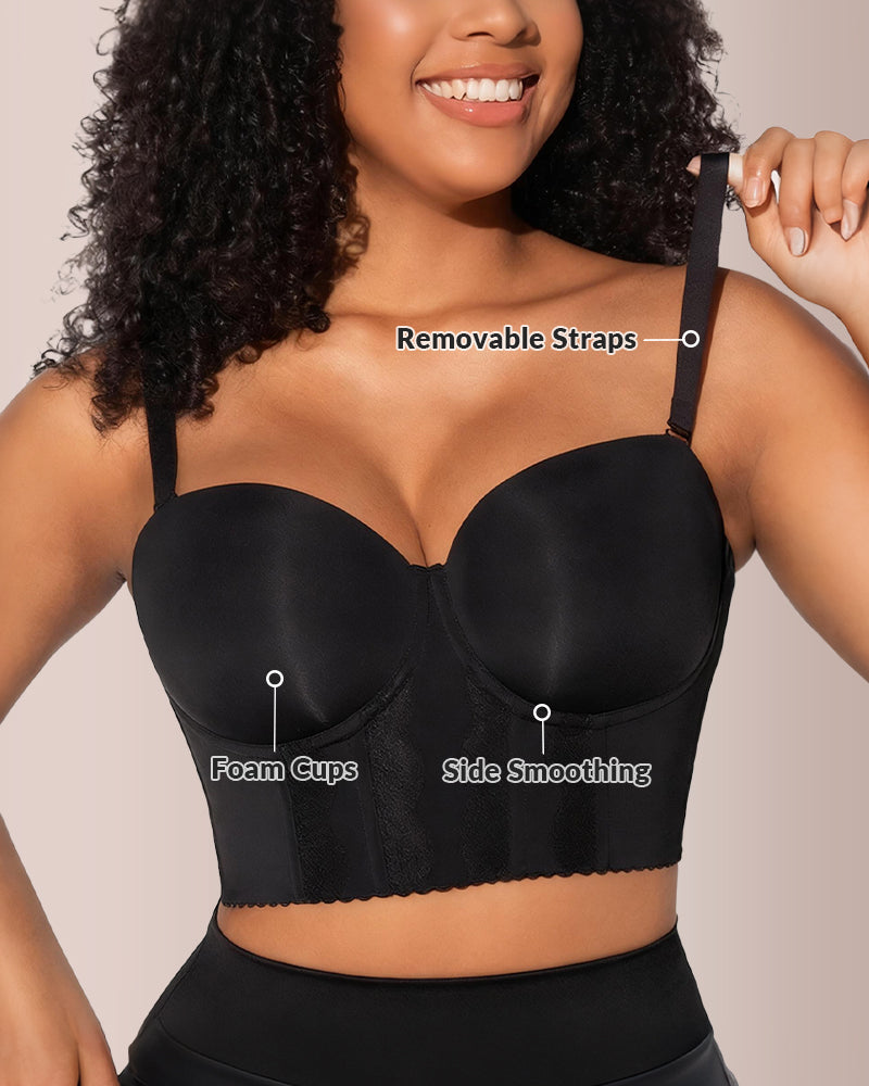 Low Back Strapless Bra