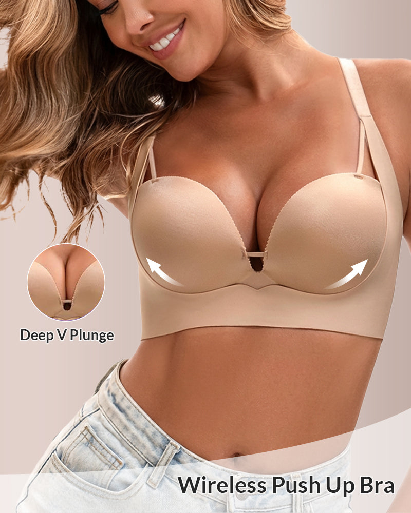 Wireless Add-2-Cup Push-Up Bra
