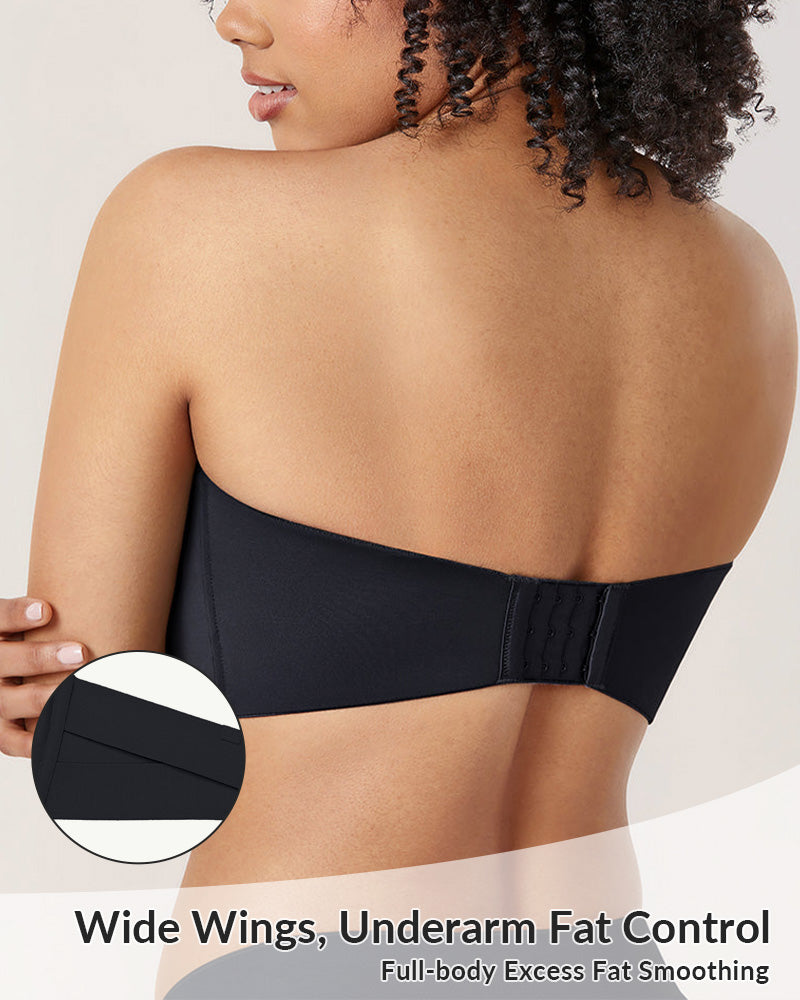 Invisible Strapless Minimizer Bandeau Bra