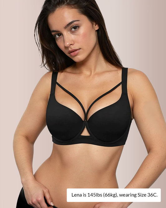 Plus Size Lightweight Seamless Push-Up Bra